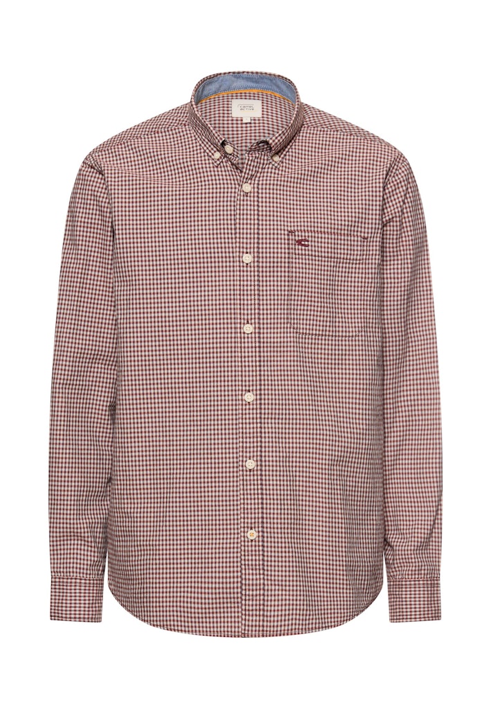 Langarmhemd mit Brusttasche