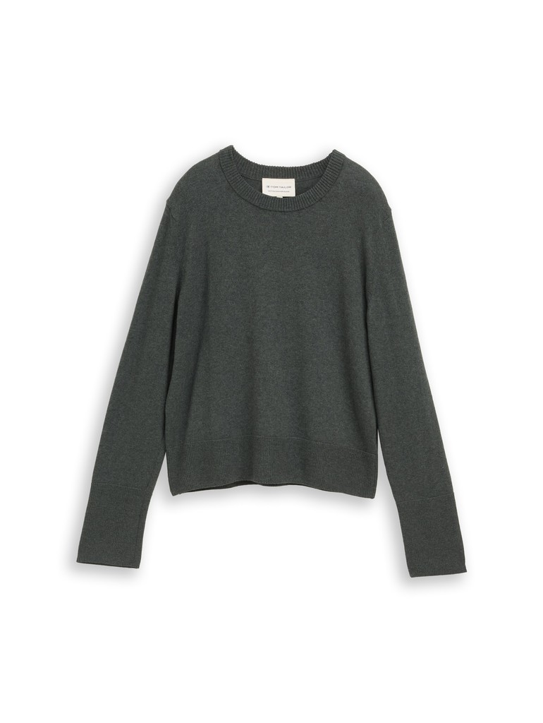 Strickpullover mit Kaschmir-Anteil