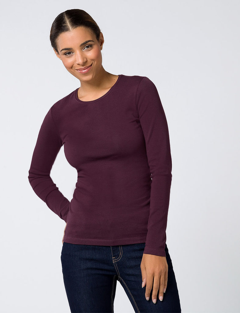 Damen Satin-Bluse mit Crinkle-Effekt
