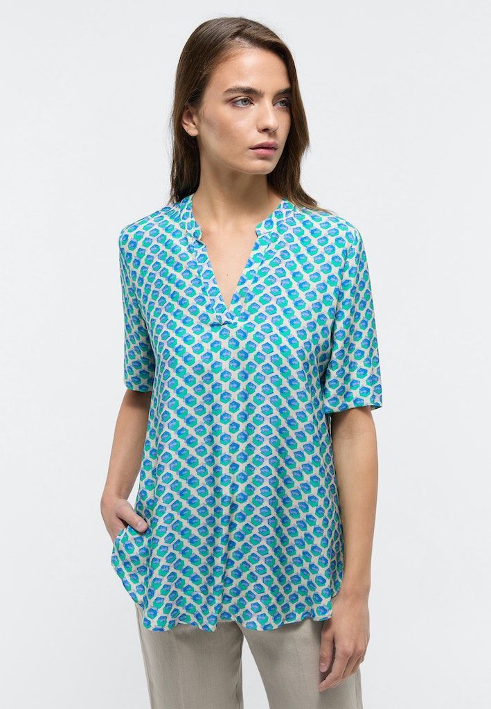 Bluse Viskose Kurzarm