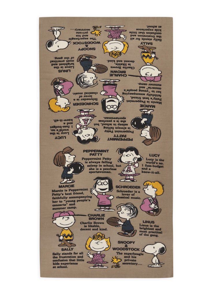 Schal mit Peanuts-Charakteren