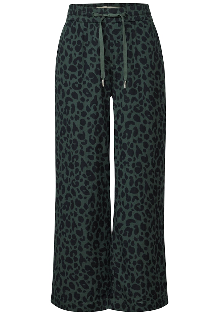 Gemusterte Musselin Hose Gemusterte Musselin Hose