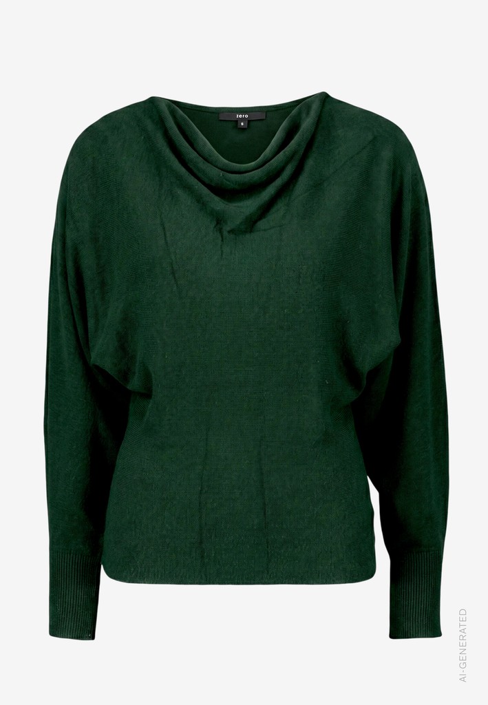 Strickpullover mit Fledermausärmeln