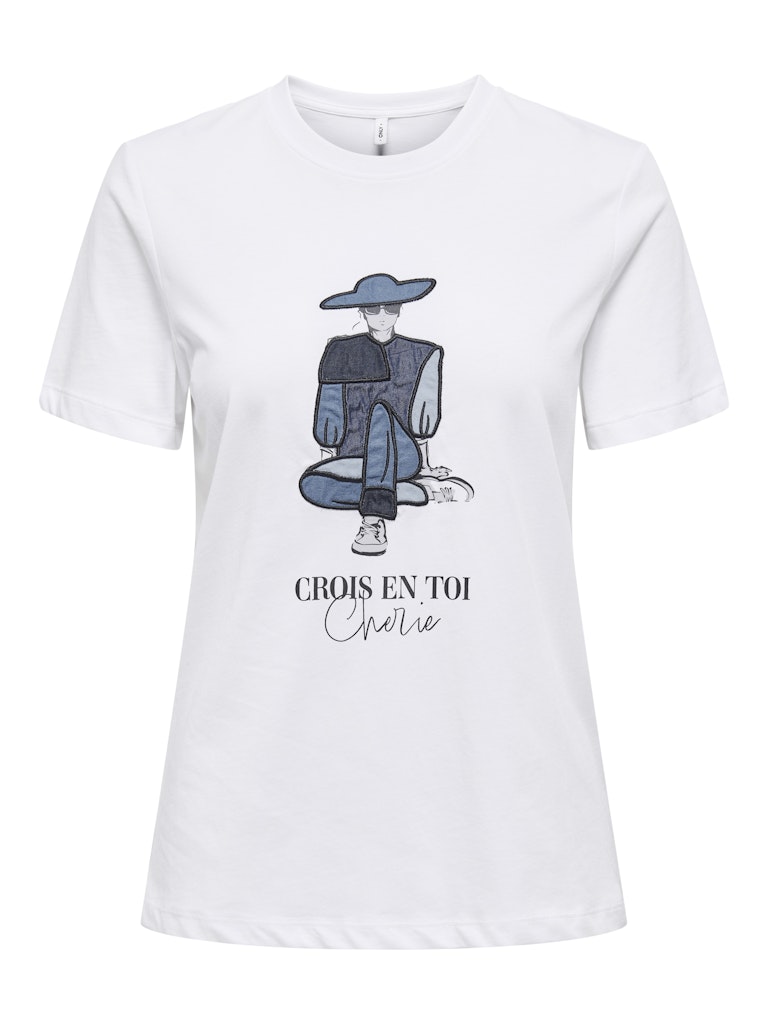 ONLEMMA LIFE REG S/S LADY TOP JRS