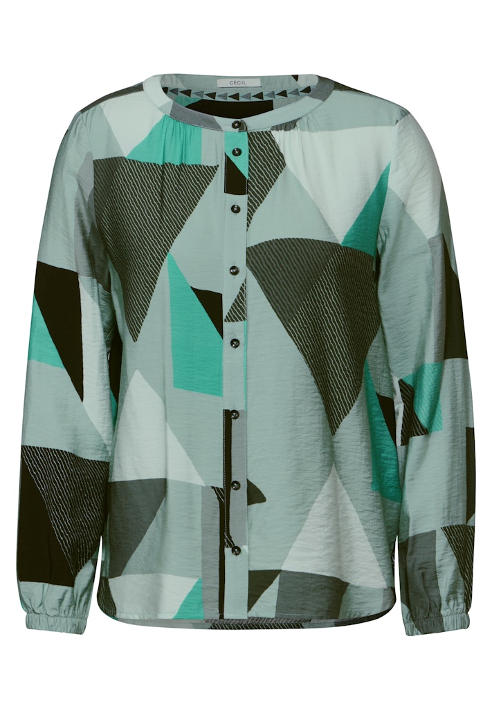 Bluse mit grafischem Muster Bluse mit grafischem Muster