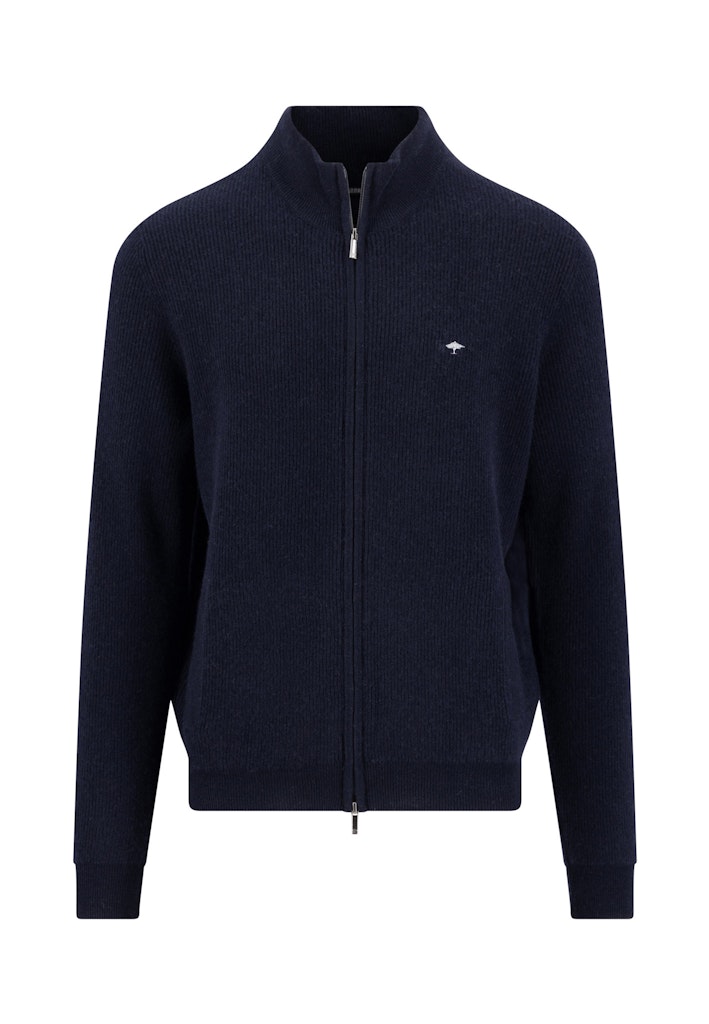 Cardi Stand-Up, struct, Merino Cash