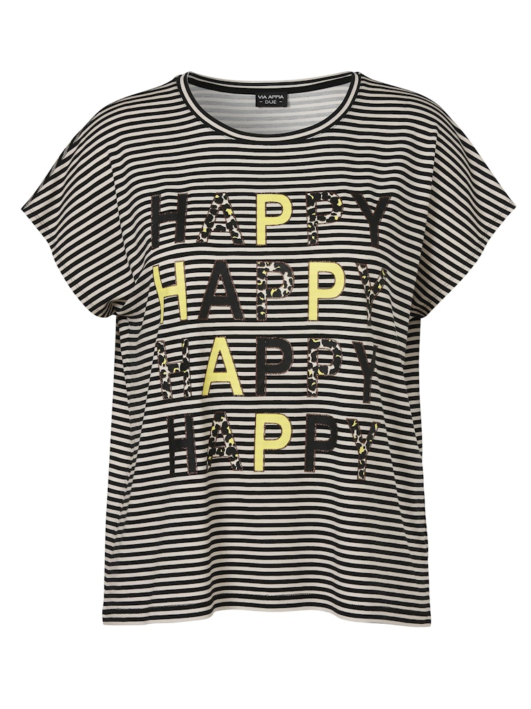 T-Shirt Rundhals 1/2 Arm Druck Motiv