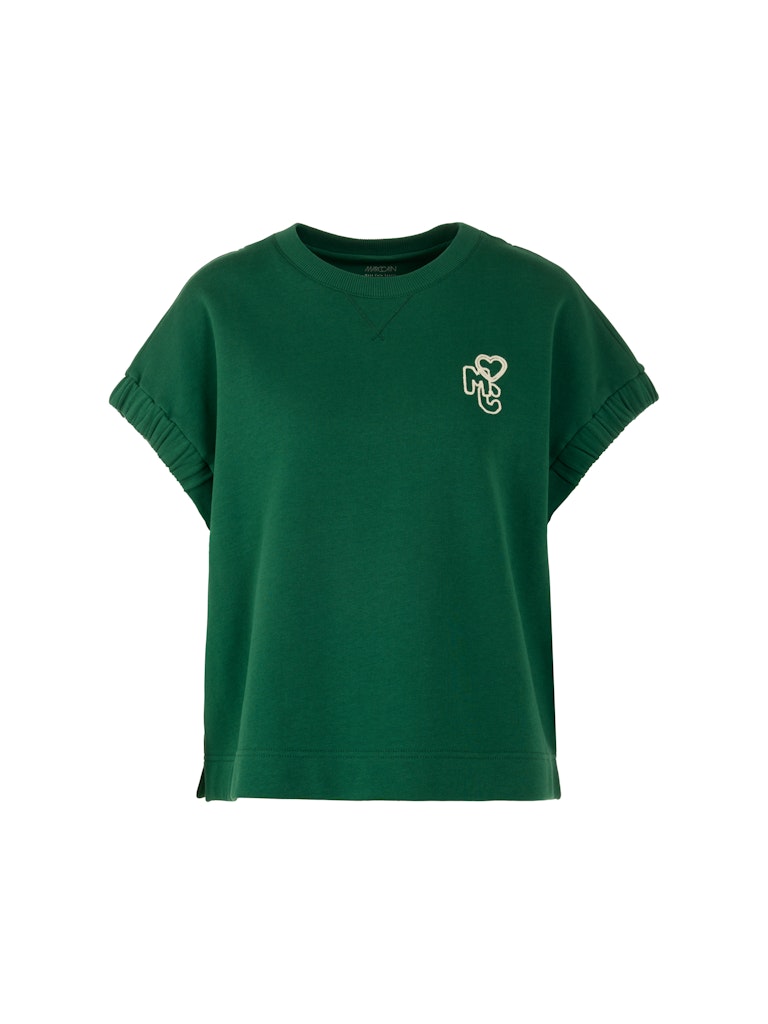 Weites Shirt aus Baumwollstretch