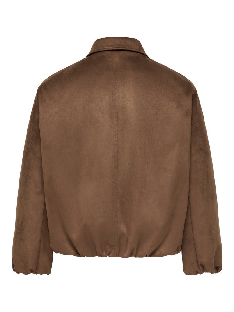 CARFIONA FAUX SUEDE PADDED BOMBER OTW