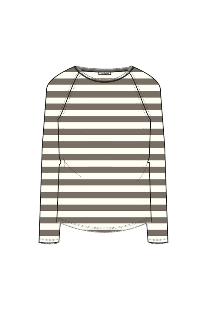 Basic Sweat Raglan Striped Basic Sweat Raglan Striped