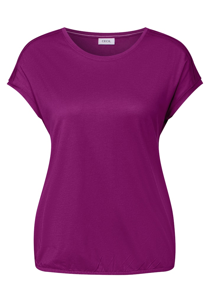 B323100-NOS Solid Deco Shoulder Shirt