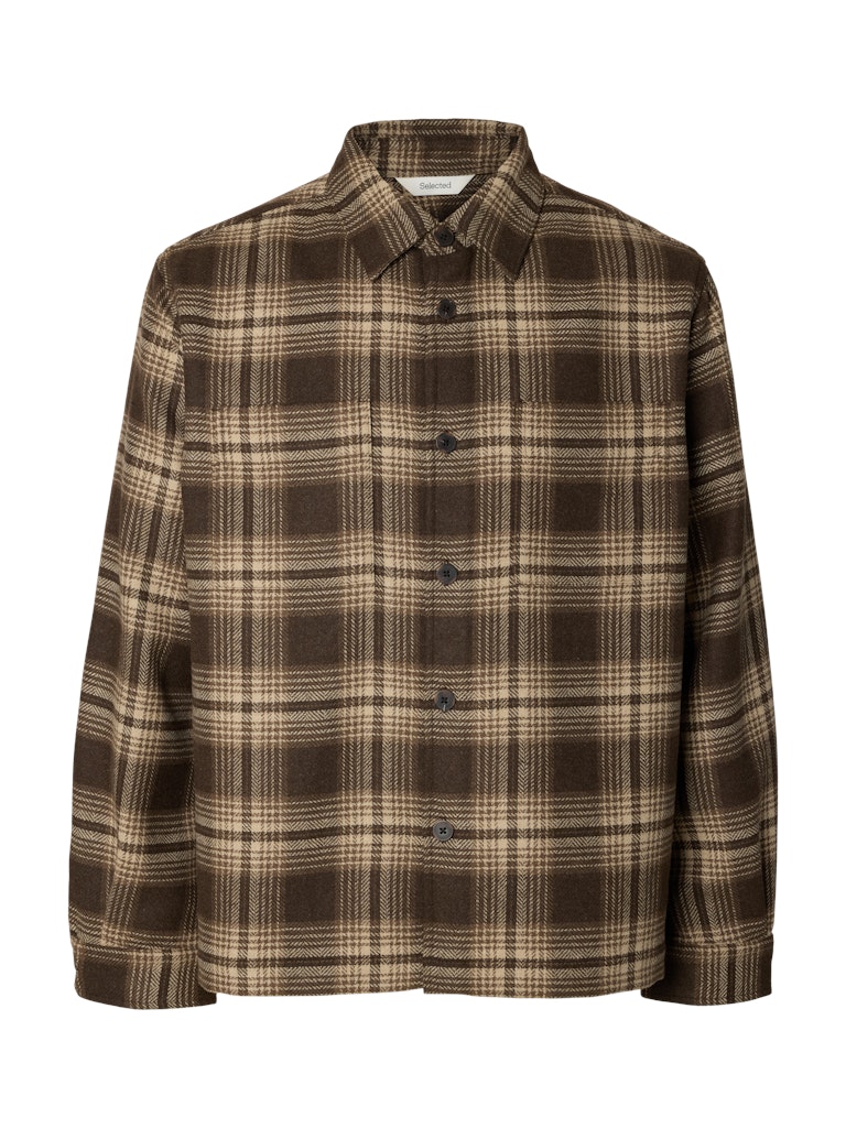SLMOLE-PABLO WOOL BLEND OVERSHIRT NOOS
