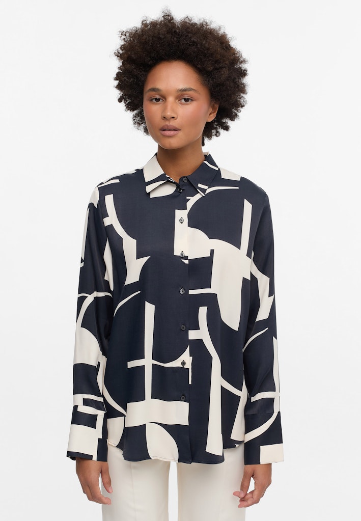 Bluse Viskose Langarm Bluse Viskose Langarm