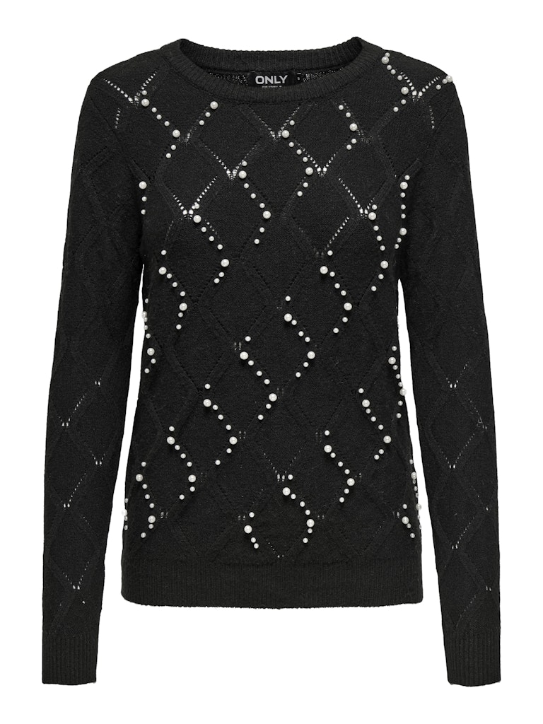 ONLLIANA LIFE LS PEARL O-NECK CC KNT