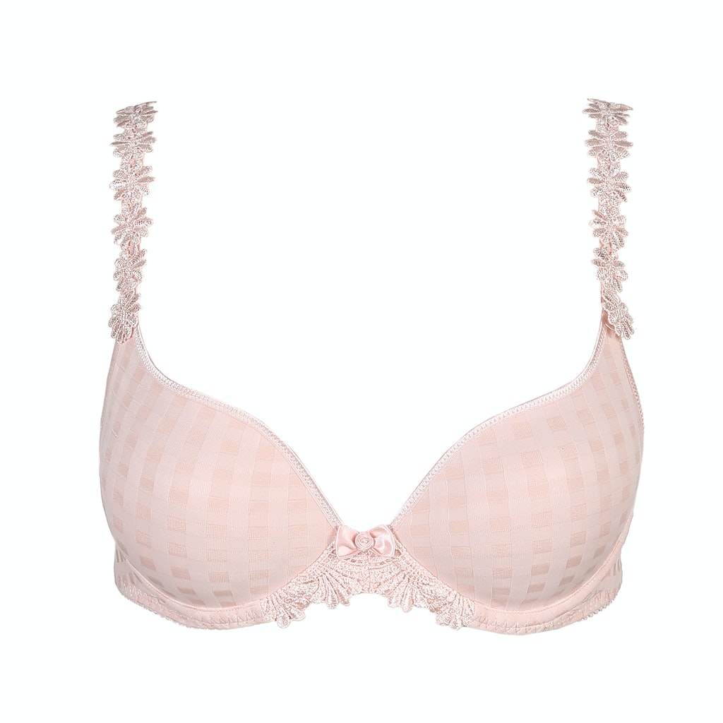 AVERO pearly pink Unterlegter BH Herzform