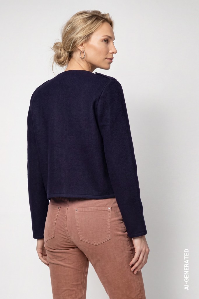 Strickjacke mit Taschen
