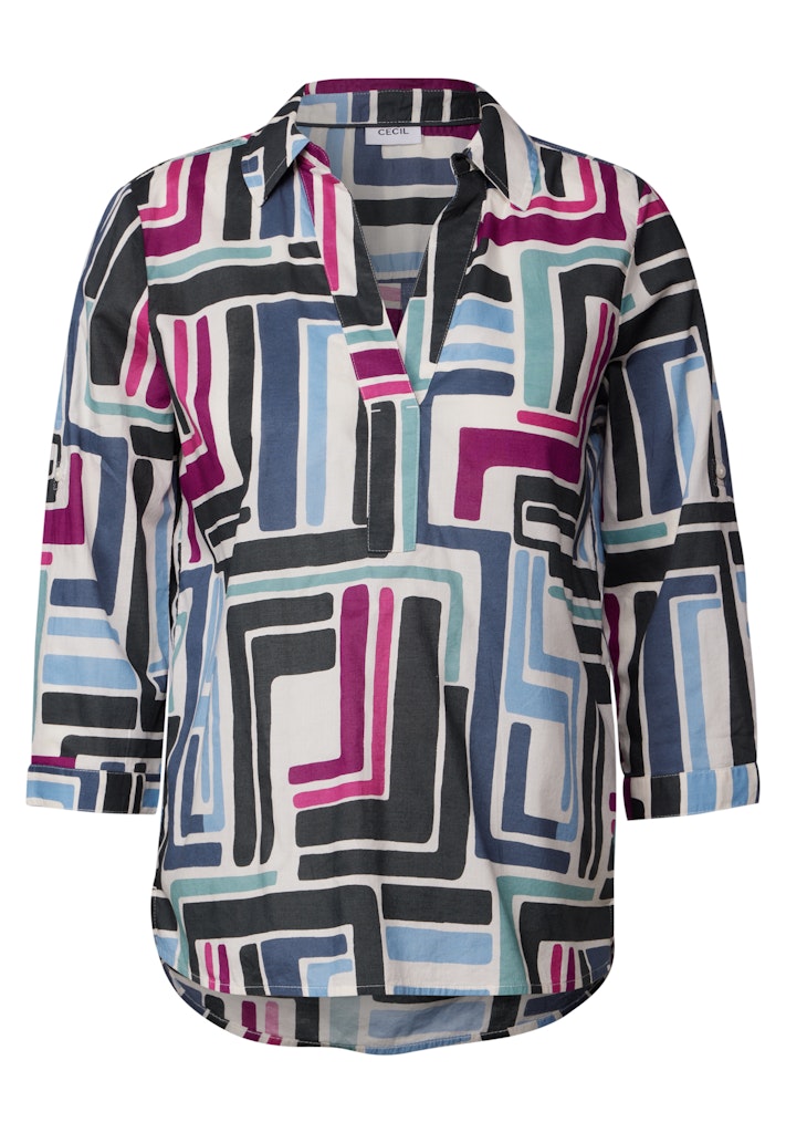 Gemusterte Bluse Gemusterte Bluse