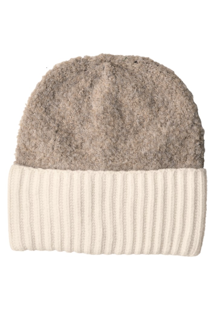 Bouclé-Mix Beanie