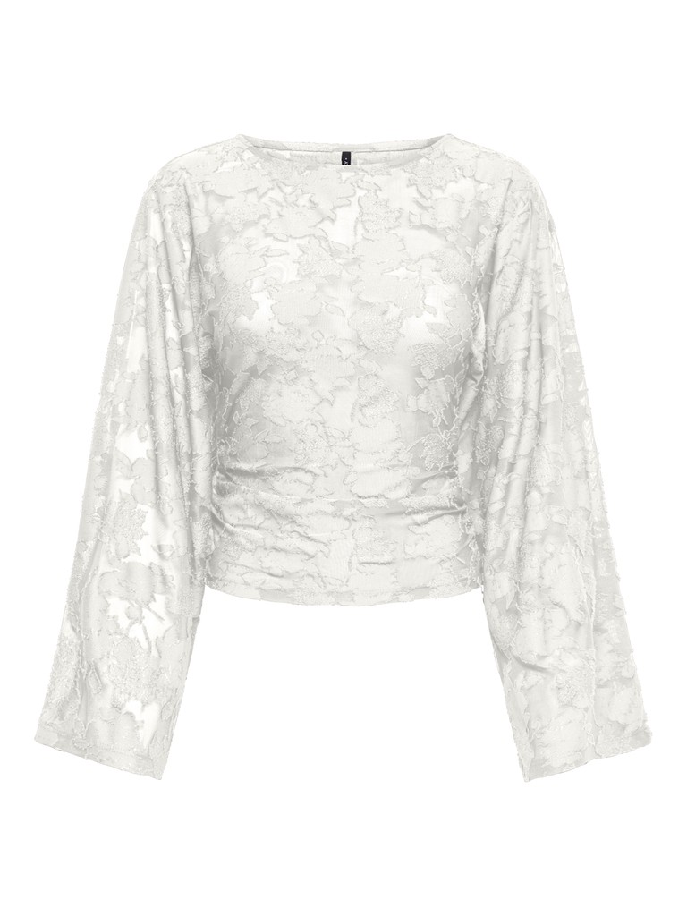 ONLNADIA L/S RUCHING TOP JRS