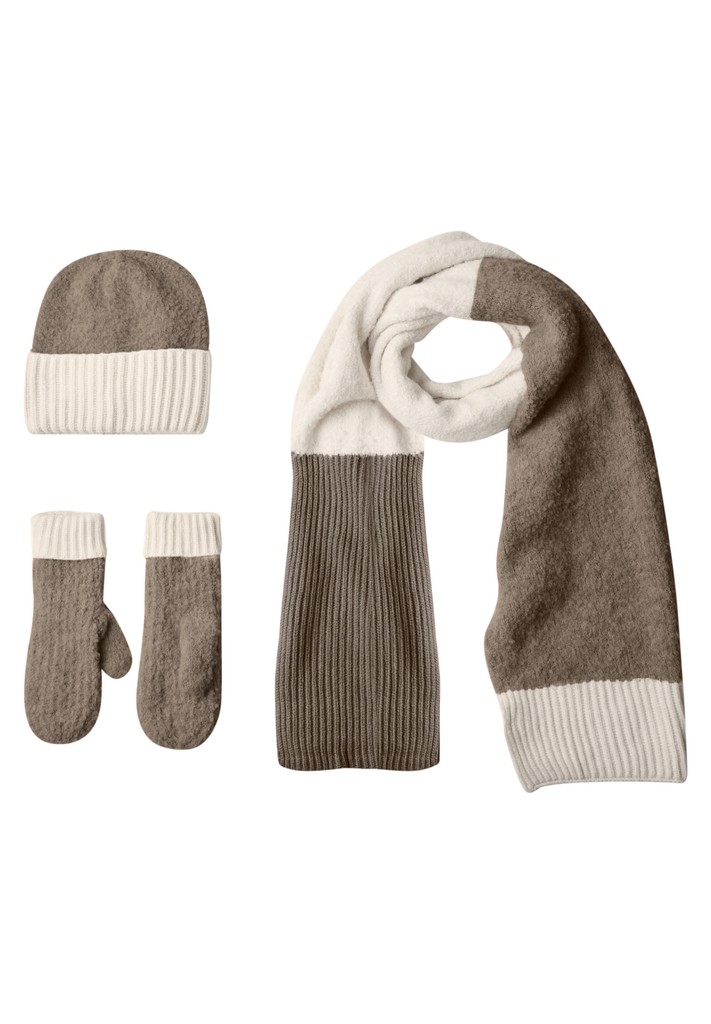 Bouclé-Mix Beanie