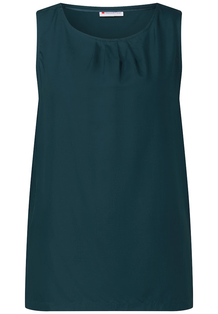 Blusentop mit Raffung Blusentop mit Raffung