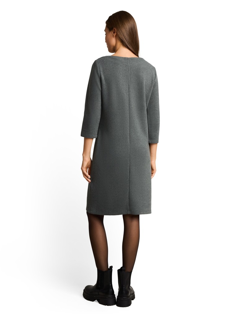 Cosy Kleid in Melange-Optik