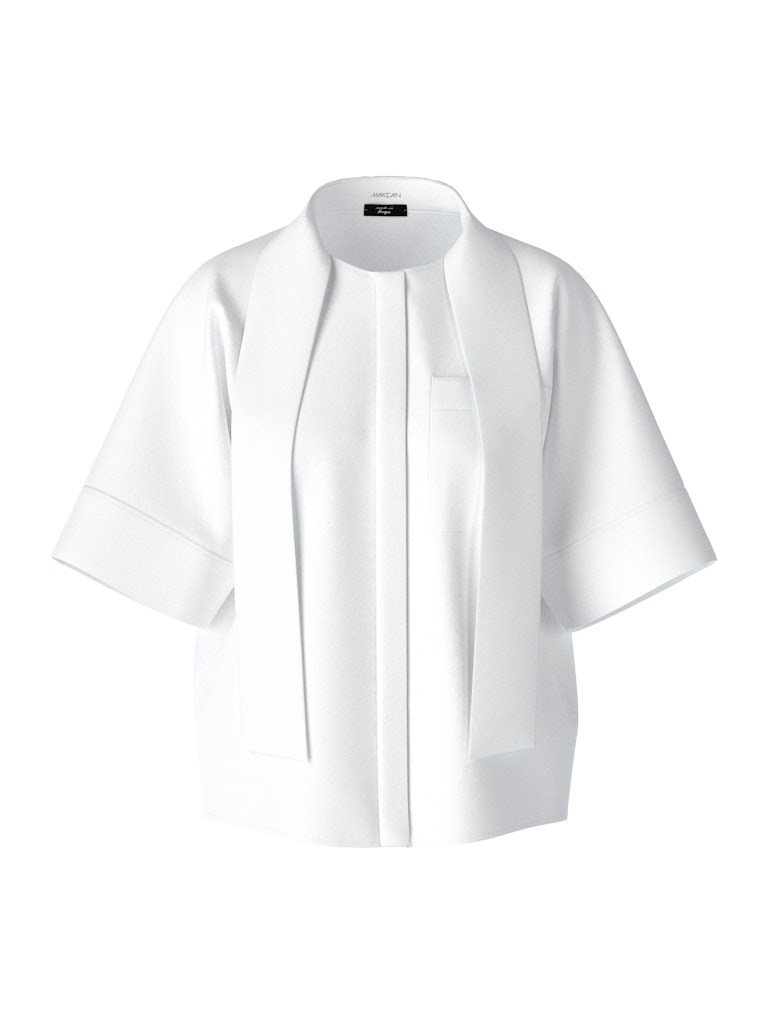 Schluppenbluse mit Kimono-Ärmel
