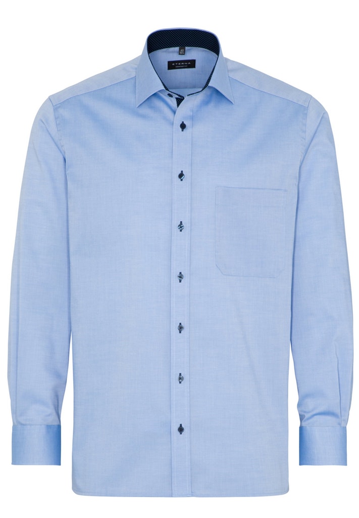 ETERNA LANGARM HEMD COMFORT FIT PINPOINT