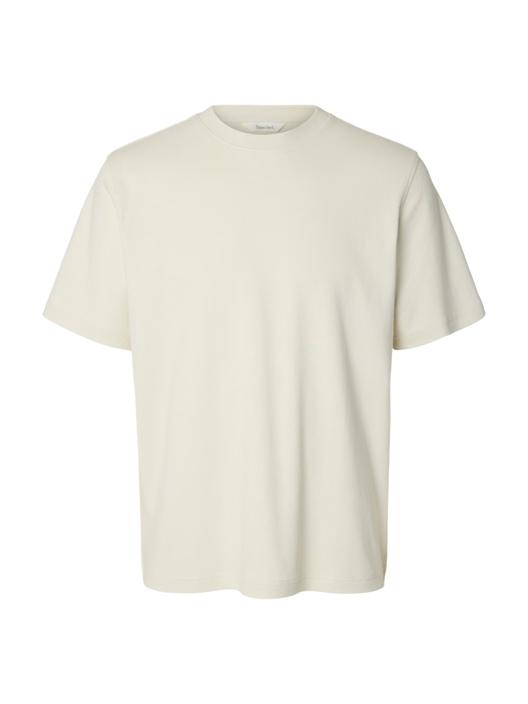 SLMTAJ MID WGT PEACH SS O-NECK TEE NOOS