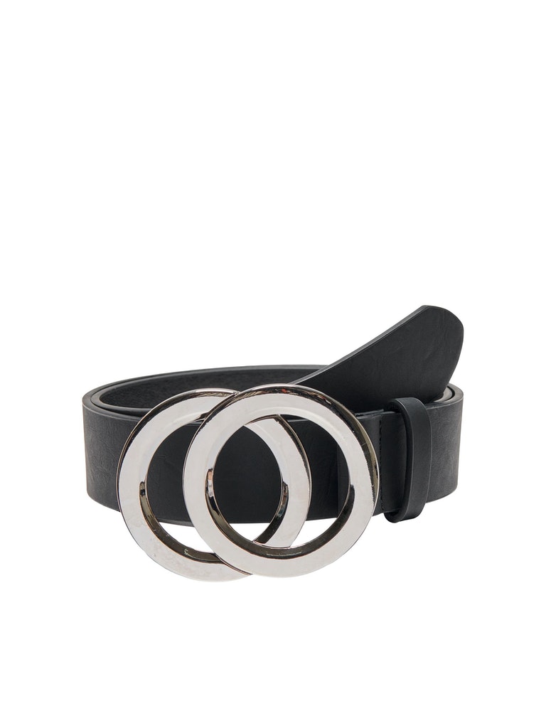CARERIN DOUBLE BUCKLE PU JEANS BELT