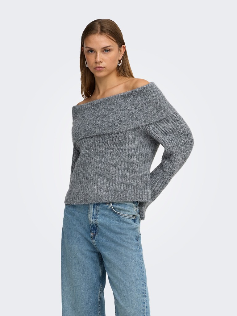 ONLMAGGIE LS OFF SHOULDER KNT