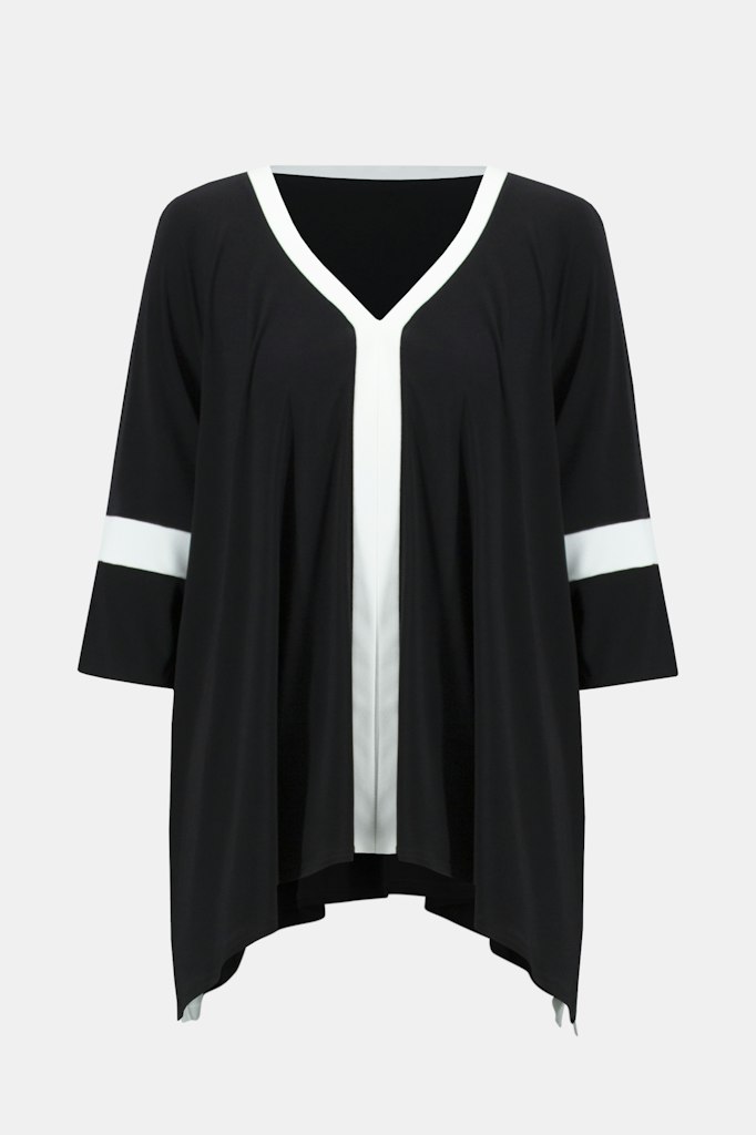 Jerseyoberteil im Color-Blocking-Stil Jerseyoberteil im Color-Blocking-Stil