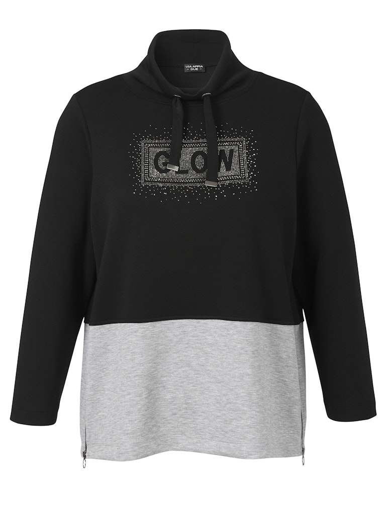 Sweatshirt Kragen 1/1 Arm Motiv Sweatshirt Kragen 1/1 Arm Motiv
