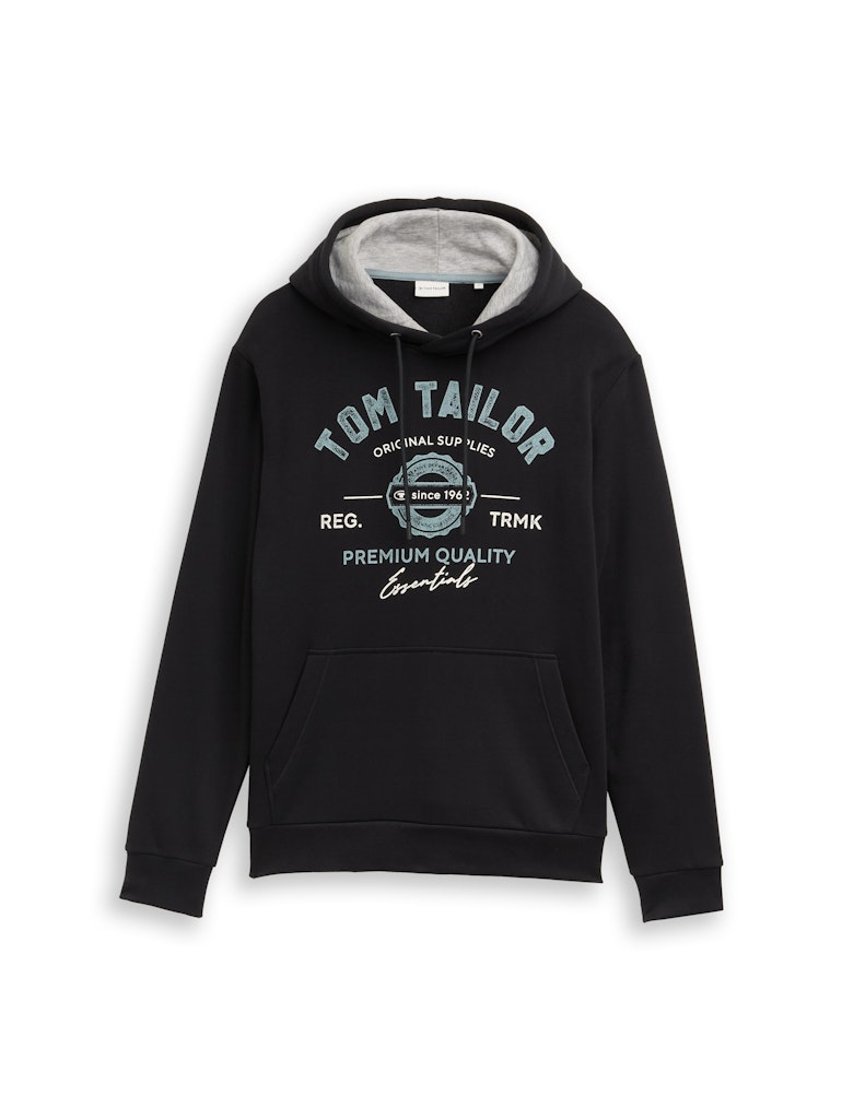 Hoodie Sweatshirt mit Logo-Print