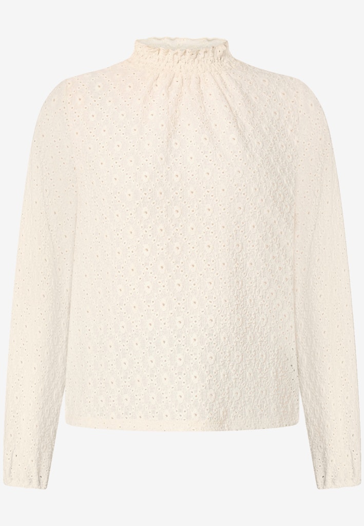 Bluse mit Lochmuster