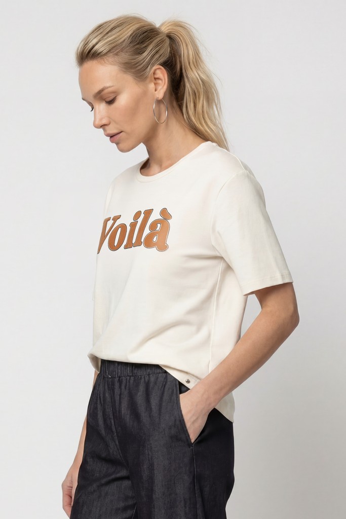 T-Shirt mit Schriftzug