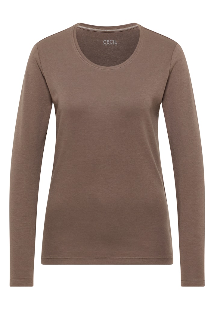 Basic Langarmshirt