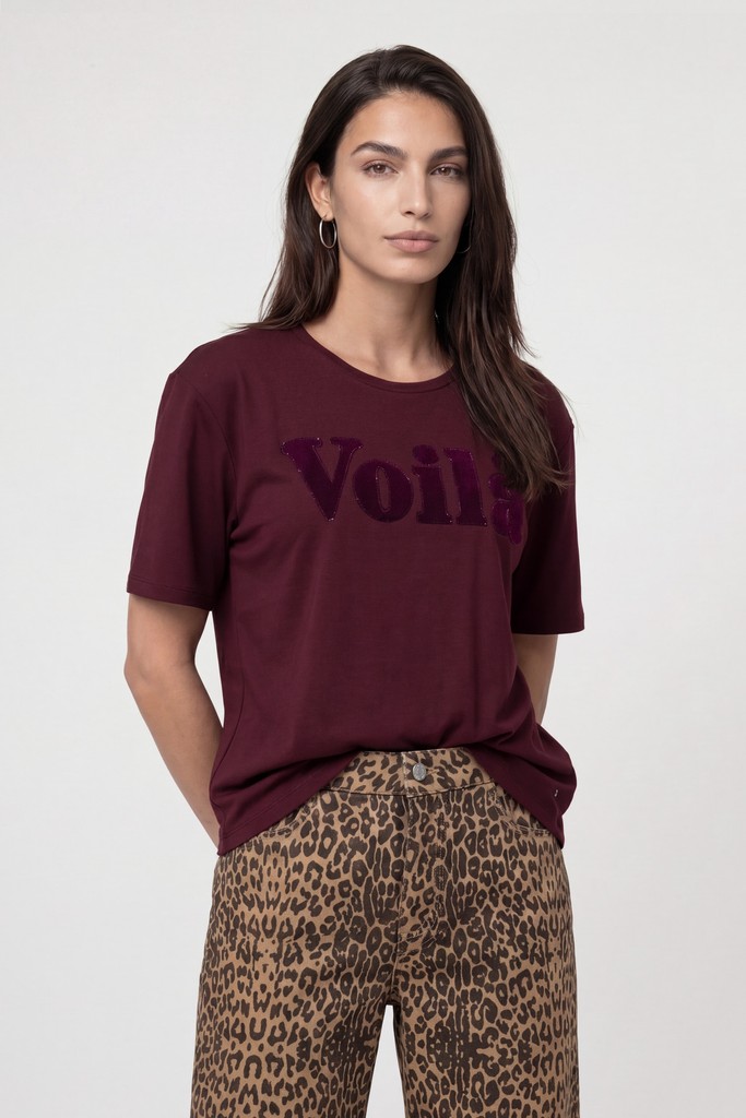 T-Shirt mit Schriftzug