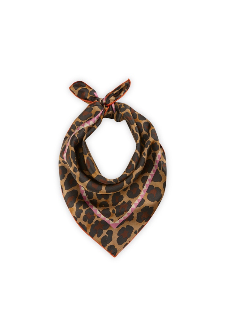 Premium Nickituch aus reiner Seide mit Felldruck Premium Nickituch aus reiner Seide mit Felldruck