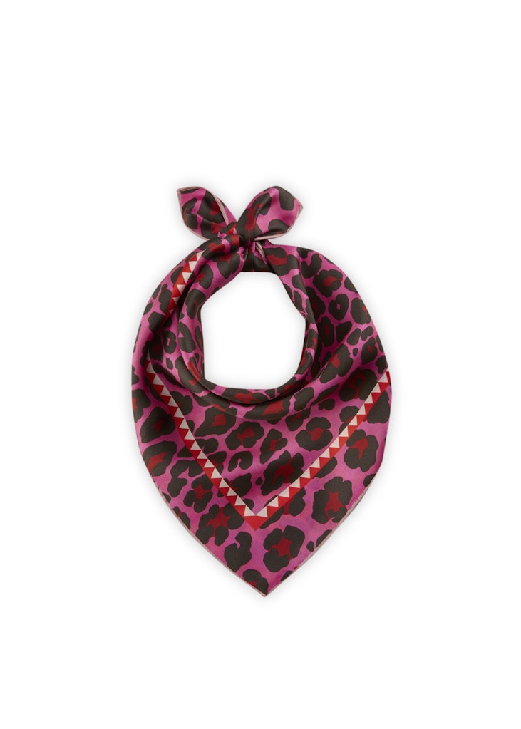 Premium Nickituch aus reiner Seide mit Felldruck Premium Nickituch aus reiner Seide mit Felldruck