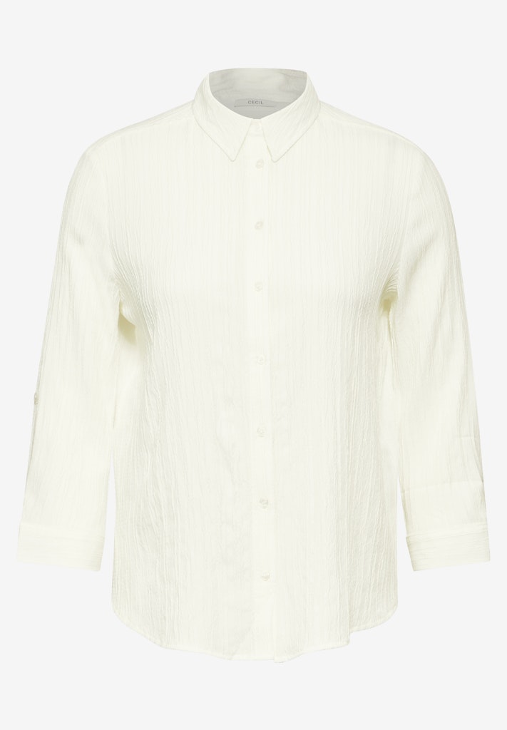 Gestreifte Struktur Bluse Gestreifte Struktur Bluse