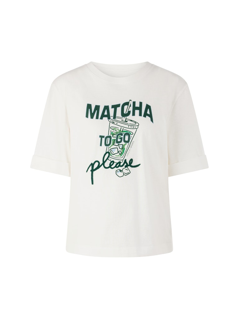 Shirt mit Matcha-Print "Rethink Together"