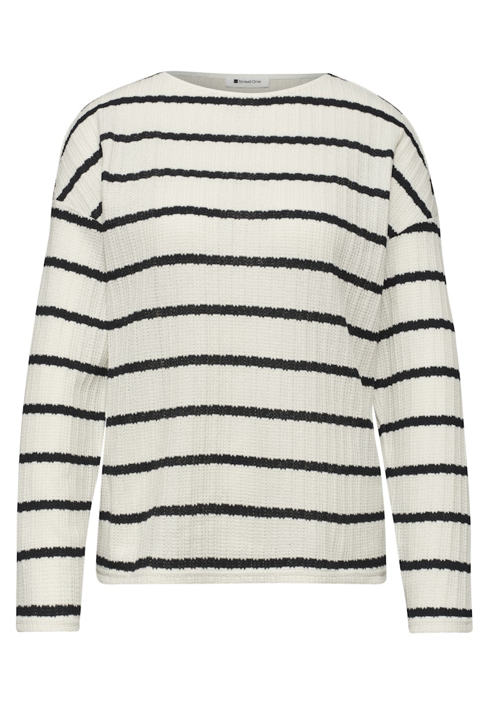 Langarm Shirt im Strick-Look