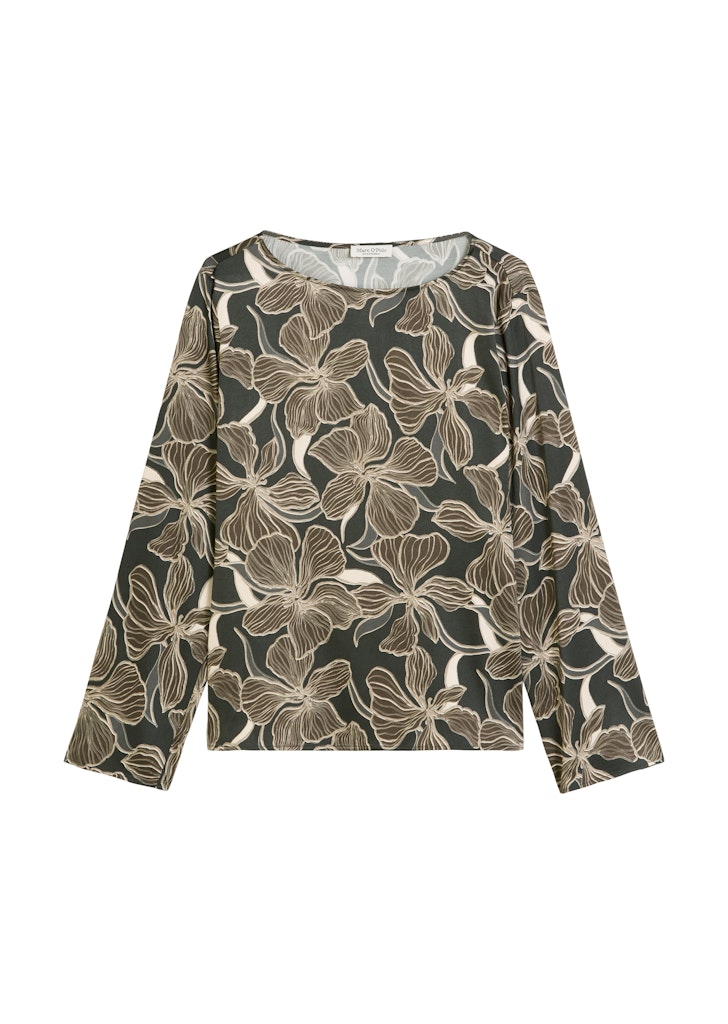 Print-Blusenshirt loose