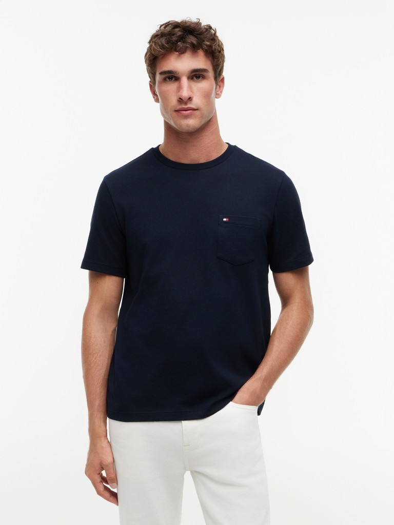 ESSENTIAL SOLID POCKET TEE
