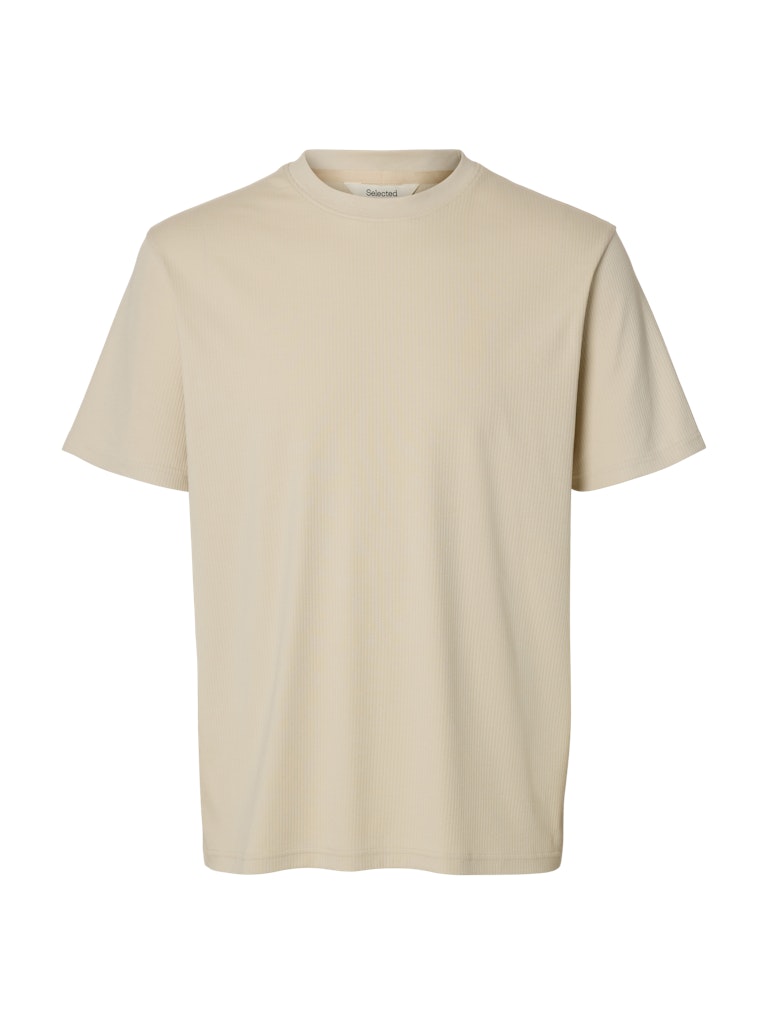SLHSPENCER RIB SS O-NECK TEE NOOS