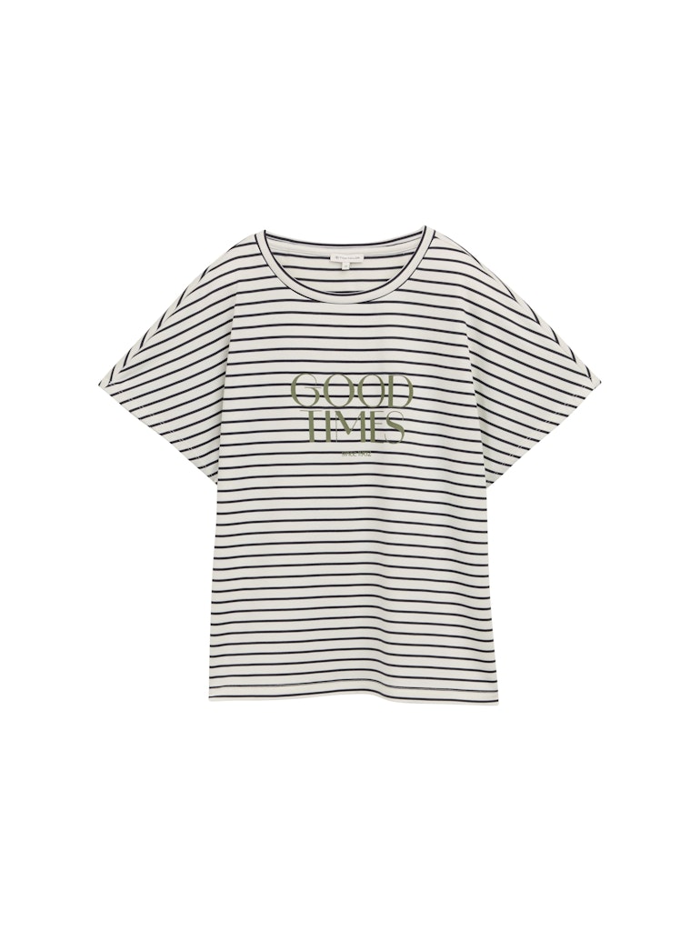 T-Shirt mit Streifenmuster