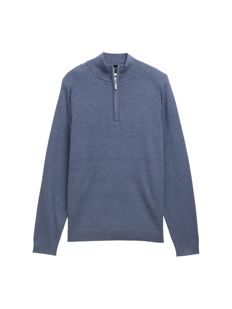 Troyer Strickpullover mit Logo-Stickerei