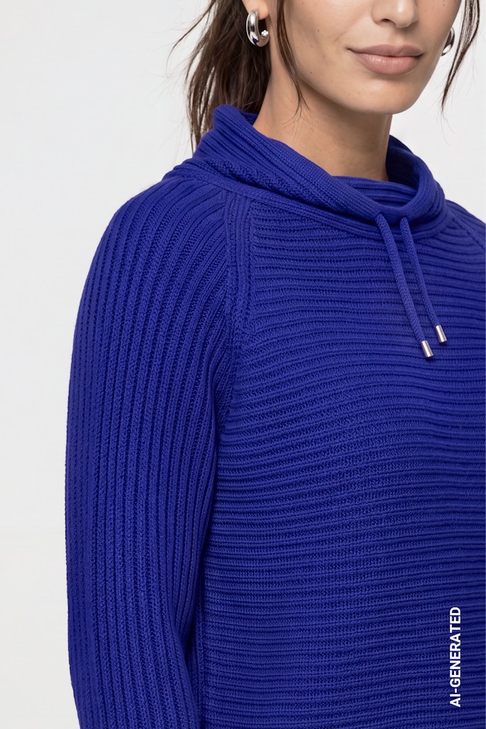 Pullover mit Rippenstruktur