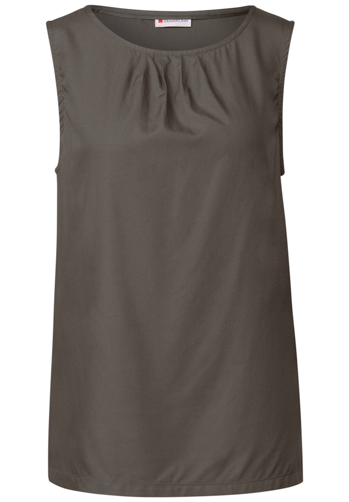 Blusentop mit Raffung Blusentop mit Raffung